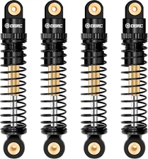 OGRC Shocks Absorber Aluminum Front & Rear Shock Damper RC Shocks for Axial SCX2