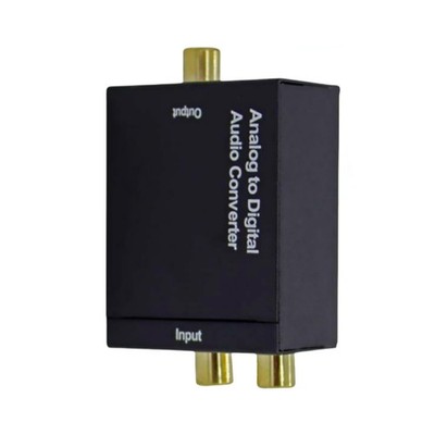 RCA to Optical Converter 32-96KHz Sampling Rate w/USB Cable for Home Theater