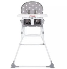 Mybabiie High Chair Star Pattern Foldable Brand New