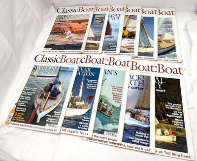 11 Classic Boat Magazine Bundle Feb - Dec 2006 Boating Boat Builder Sail Sailing