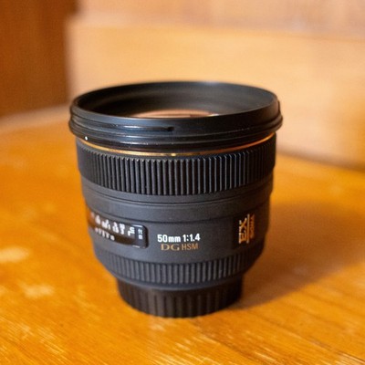 Sigma 50mm f/1.4 EX DG HSM Lens Canon EF Mount | READ DESCRIPTION | PRIME