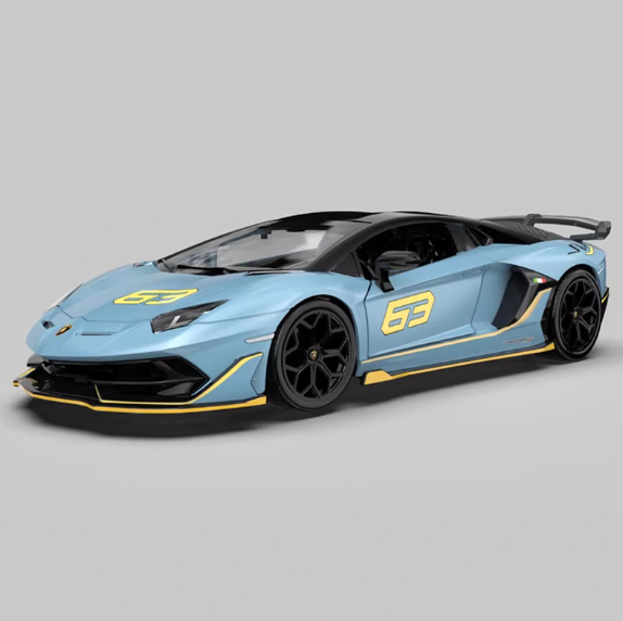 CCA LAMBORGHINI AVENTADOR SVJ 63 1/24 Diecast Alloy Model Car | eBay