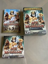 Age of Mythology PC, 2002 2 Disc Box Users Guide Computer Game Rated Teen