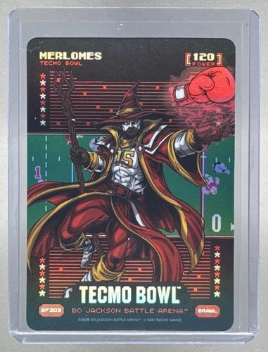 Patrick Mahomes Merlomes 2026 Bo Jackson Battle Arena Tecmo #BP303 Battlefoil
