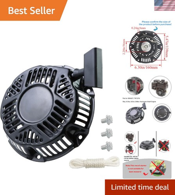 #ad Durable Bamp;S Pull Start Assembly 163cc 208cc Smooth Grip Quick Return Action $33.24