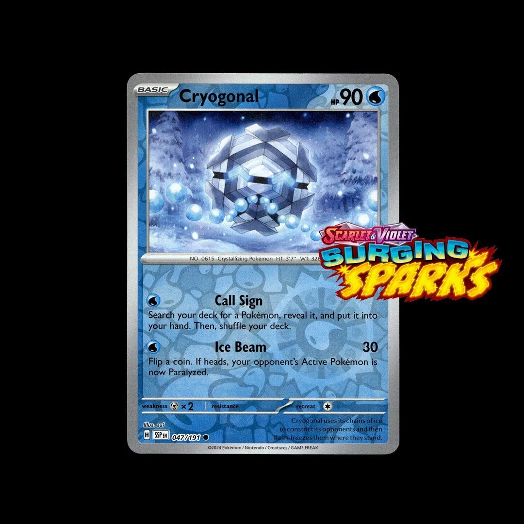 Cryogonal Pokmon TCG Cards for sale | eBay