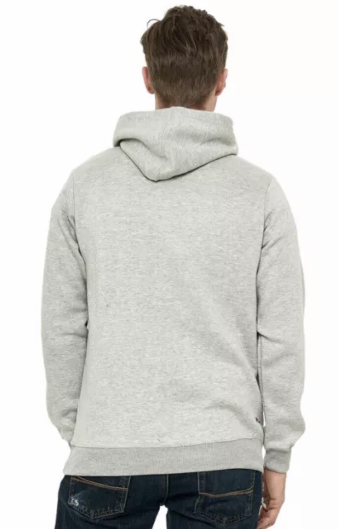 FILA Felpa con Cappuccio Uomo Colore Grigio Abbigliamento Sportivo Logo Pullover Felpa Taglia S