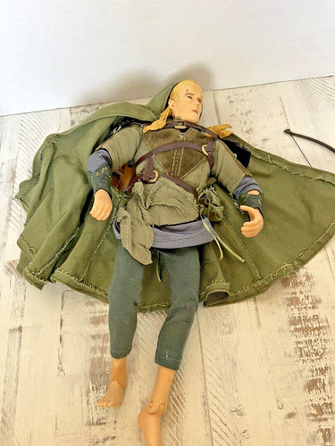 The Lord Of The Rings Legolas 12” Tall Action Figure LOTR incomplete