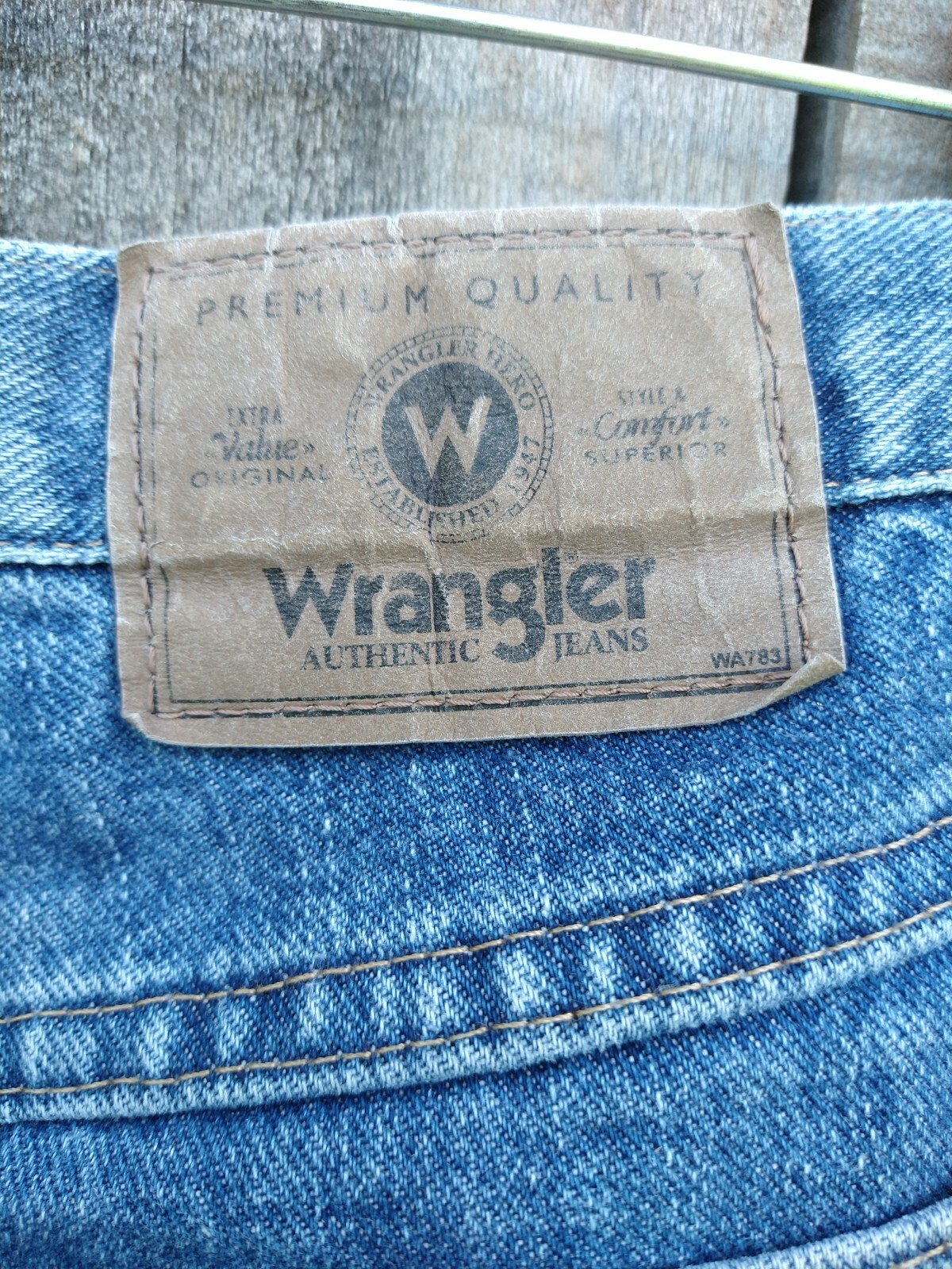 Men's Wrangler Relaxed Fit Denim Jeans 97601VR - 32 x 30 Read Description 👇