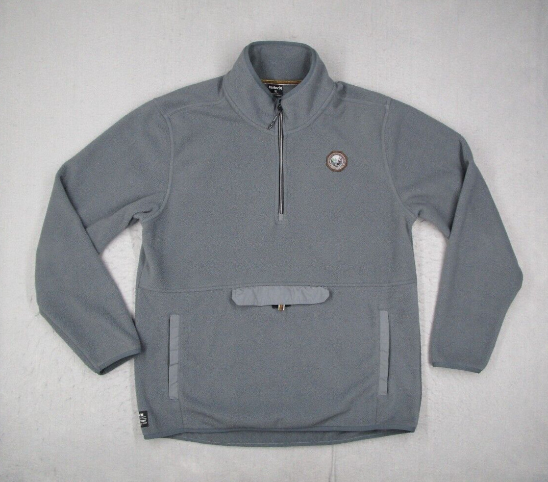 Hurley Pendleton Jacket Mens Extra Large Gray Fle… - image 1