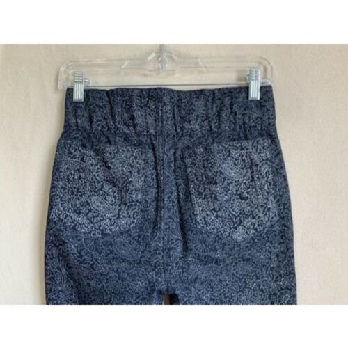 Show Me Your Mumu Soho Pull On Pant Size S Raw Hem High Rise Paisley Whimsigoth - Picture 8 of 12