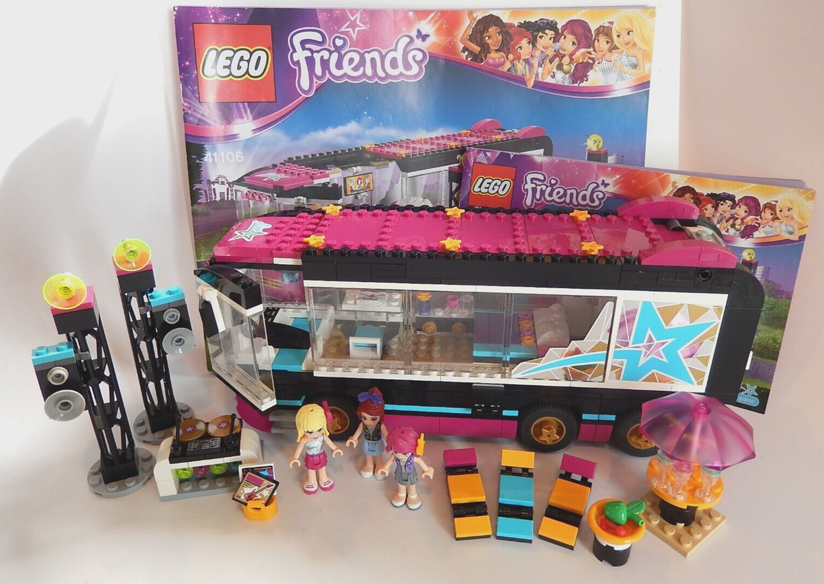 Lego 41106 Pop Star Tour Bus Friends 100% Complete | eBay