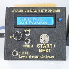 Lone Buck Guitars Visual Stage Metronome Front of House Multi-Song Silent Remote