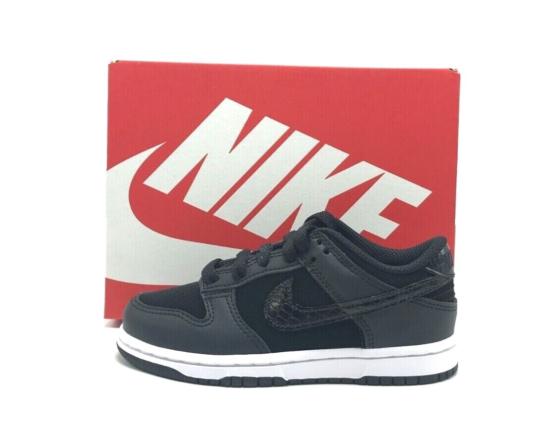 絵本・児童書 NIKE DUNK LOW SE 28cm NEW* Pre-School Kids Nike Dunk Low SE (PS) Black/White-Game Royal
