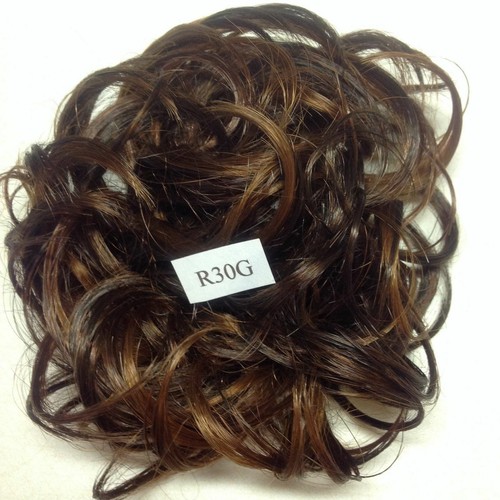 LACEY Up-Do SCRUNCHIE Mona Lisa ENVOLTURA COLA DE CABALLO ELECCIÓN de MEZCLAS DE COLORES INUSUALES - Imagen 4 de 12