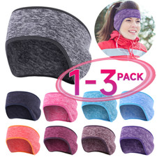 1-3 Pack Winter Fleece Ear Muffs Warmer Ear Headband Outdoor Windproof for Sport