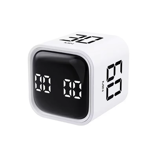 Productivity Cube Timer Gravity Sensor Flipping LED Display 4 Preset Time Dual M - Picture 12 of 23