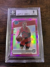 Malachi Flynn 2020-21 Donruss Optic Pink Disco Rated Rookie /25 BGS 9