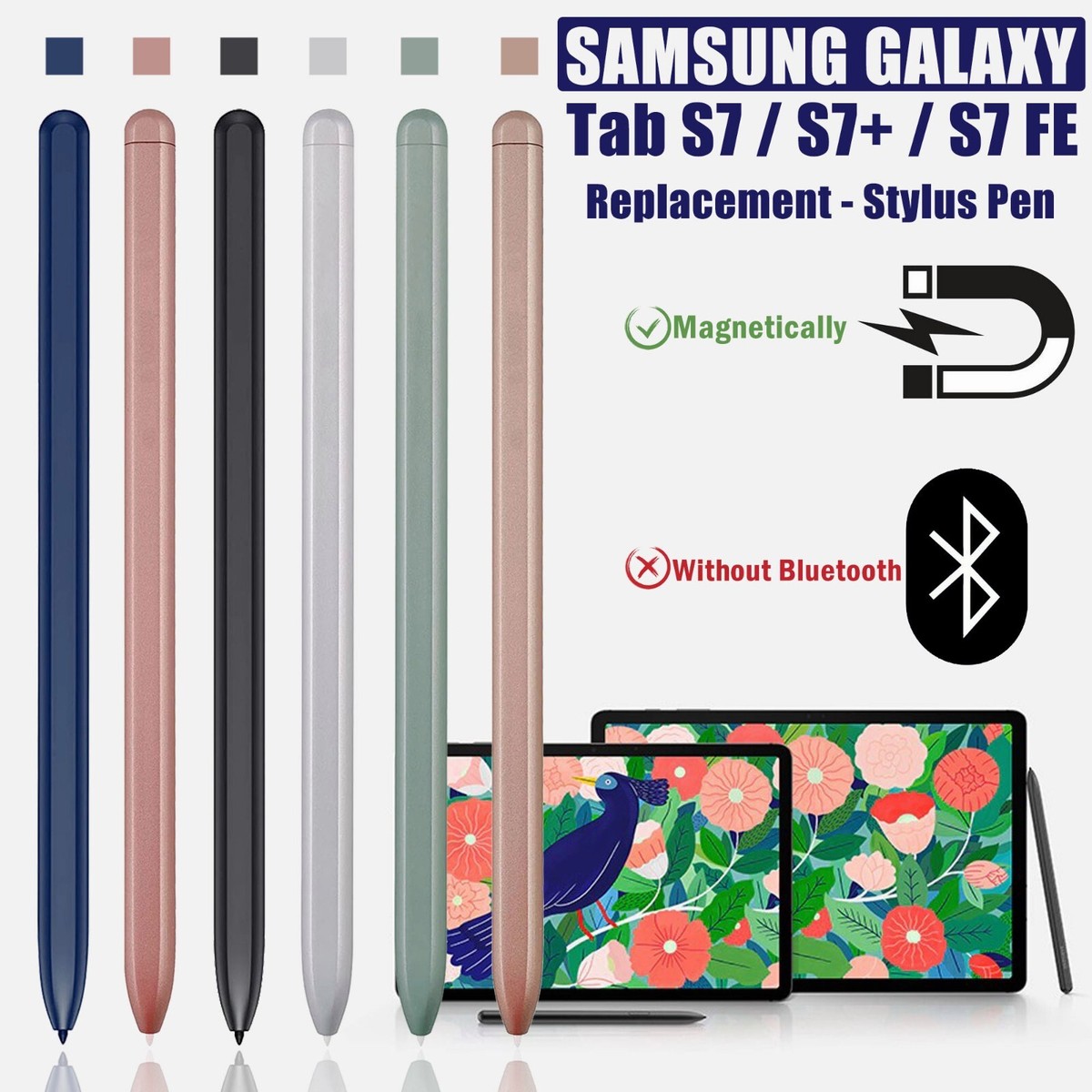 Ejoyous 5 Punte Di Ricambio Per Penna Stilo Touch + Pinzette – Compatibili Con Galaxy Tab S6/S7/S7+/S6 Lite/Note10/Note20 - 3