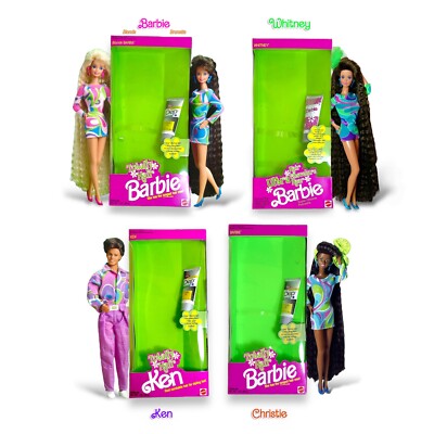 Barbie Totally Hair Box, Repro für Puppen 90er - Ultra Hair Superchioma (ohne Puppen)