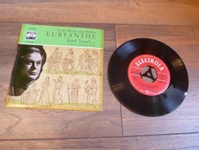 Josef Traxel - Euryanthe (C.M. von Weber) Vinyl Single 45er 7" 7Inch