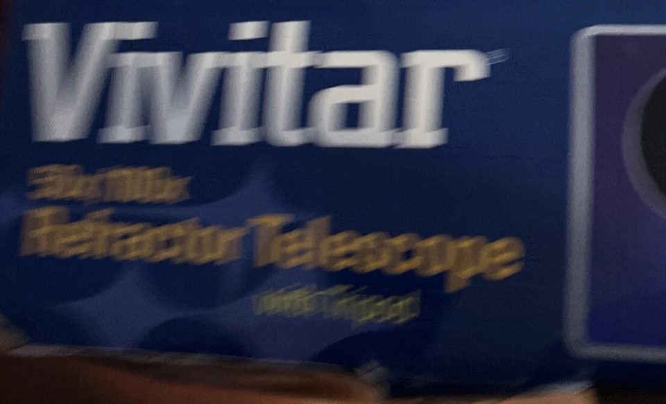 Vivitar 50x/100x Refractor Telescope with Tripod plus 3X Finder Scope New in Box - Image 3 of 3