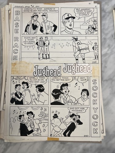 Archie Comics Original Art - Jughead’s Jokes #29 1967 Near Full Issue - 28 Pages - Picture 7 of 24