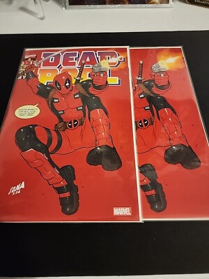   2 Pack-Deadpool #1 Unknown Comics David Nakayama Facsimile Exclusive Color 