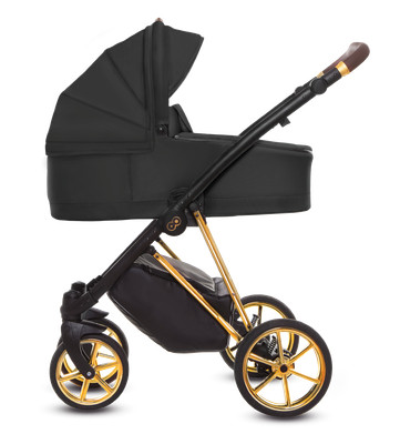 black gold stroller