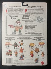Food Fighters Sergeant Scoop blister imballo vuoto scheda