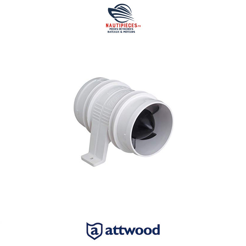 Extracteur de cale Attwood Turbo 4000 Ø102mm pour l'aération de bateau
