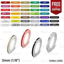 Roll PIN STRIPE PinStriping Trim Self Adhesive Line TAPE Car Decal Vinyl Sticker