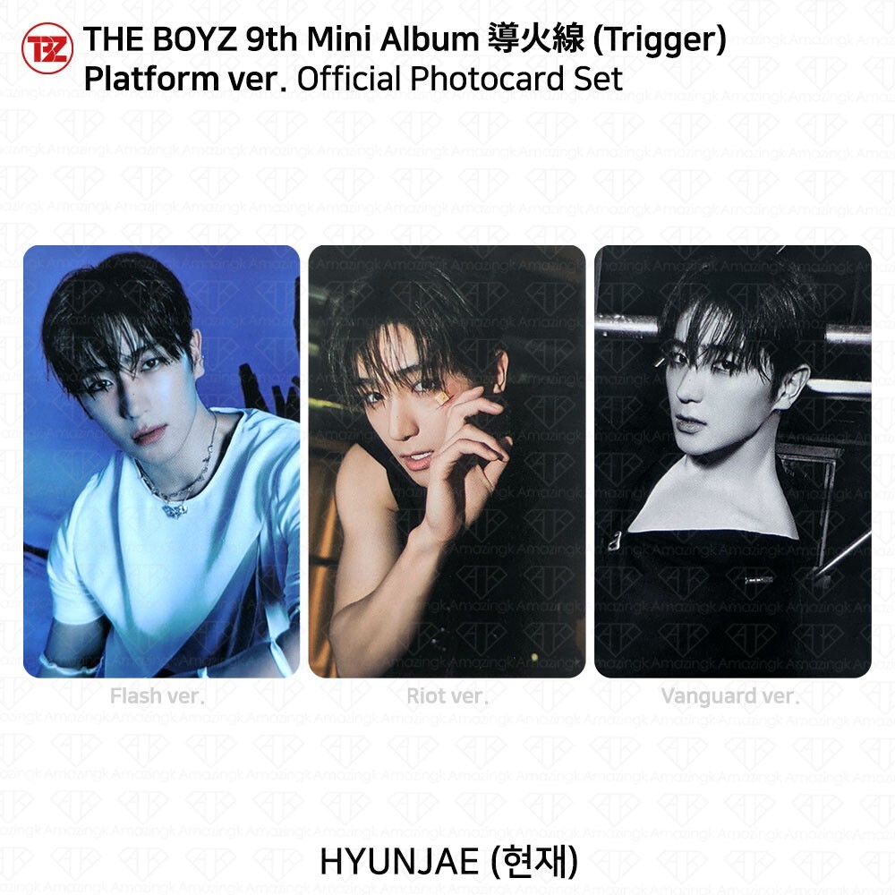 THEBOYZ 導火線 TRIGGER ミニレコード フードver 特典トレカ The