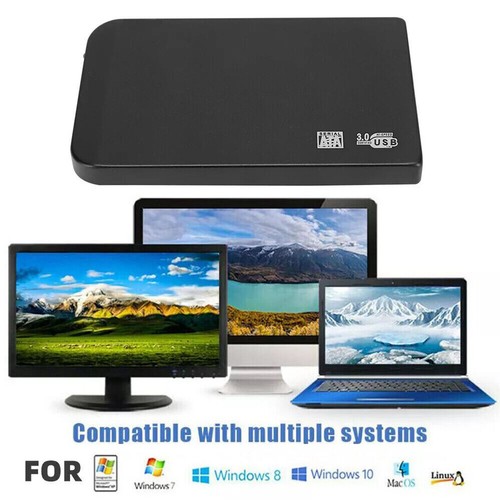 Speedy Portable USB 3.0 External Hard Drive Expansion HDD 4TB 2TB 2.5" 1TB - Picture 2 of 16