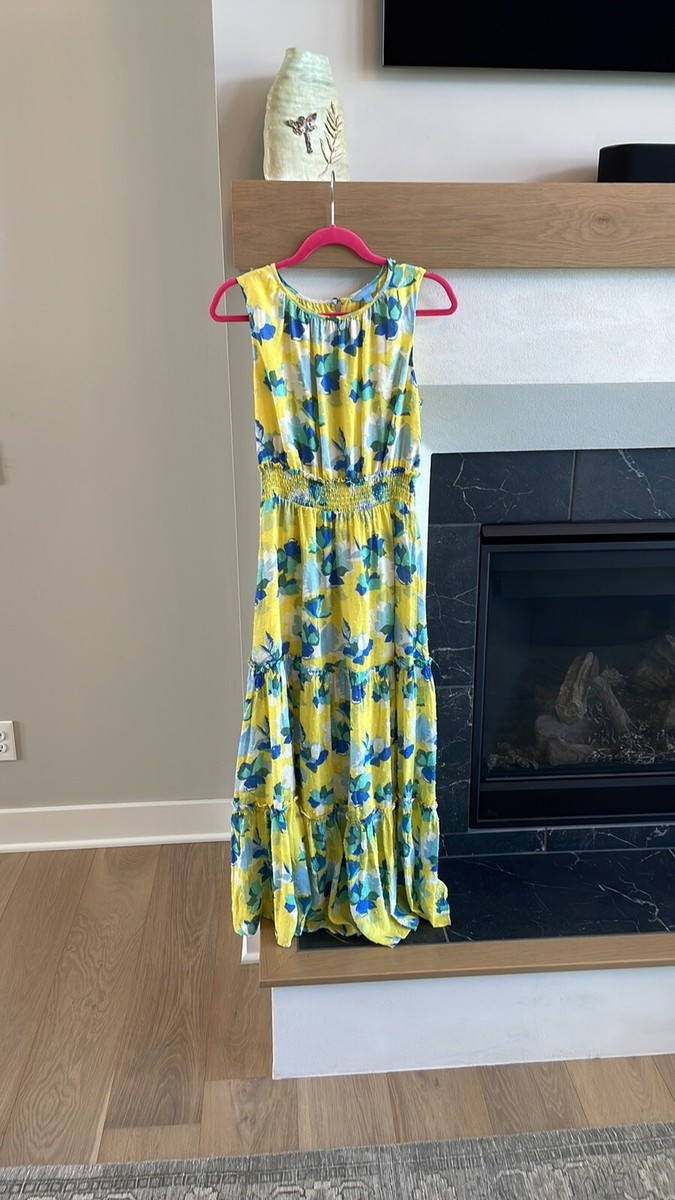 draper james maxi dress Women's DRAPER JAMES RSVP Short Sleeve Tiered Maxi Dress