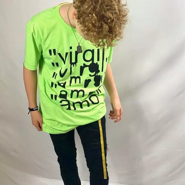 Virgil Abloh x MCA Figures of Speech Neon Green T-shirt Men's