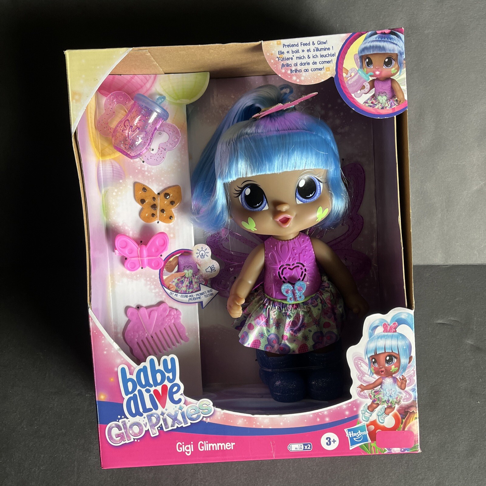 NEW Baby Alive GloPixies Gigi Glimmer Baby Doll 5010993870981 eBay