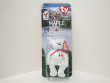 Ty Teenie Beanie Original Maple The Bear NEW Tag Error 1999 McDonald's