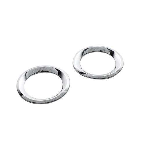 2pcs Car Front Fog Light Lamp Cover Trim Rings for Jeep Renegade 2019+ Chrome - Picture 7 of 8