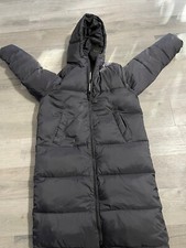 Kangol X H&m Black Extra Long Puffy Puffer Coat Jacket Small