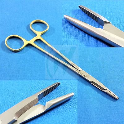 10 T/C O.R GRADE OLSEN HEGAR NEEDLE HOLDER 5.5''+6.5'' W/ TUNGSTEN CARBIDE INSERTS