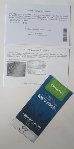 2018 inviniti qx60 owner's manual - Picture 4 of 4