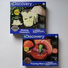 Discovery Kids Science Kits Glowing Chemistry  Fizzing Mars STEM Seal Learning