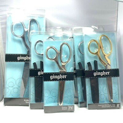 Gingher Dressmaker Shears/Trimmers New In Box (You Pick)