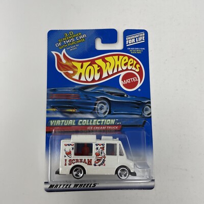 Hot Wheels Ice Cream Truck Virtual Collection White 2000 144