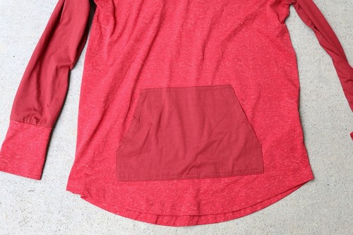 Lularoe Women’s Red Hoodie Size m Front Pocket - Picture 2 of 6