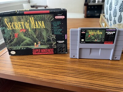 Secret of Mana Super Nintendo SNES 1993 Authentic Tested With Box