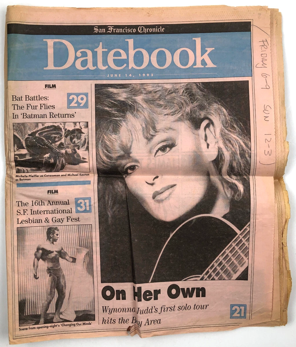 June 14, 1992 San Francisco Chronicle Datebook Entertainment Calendar Ice  Cube | eBay