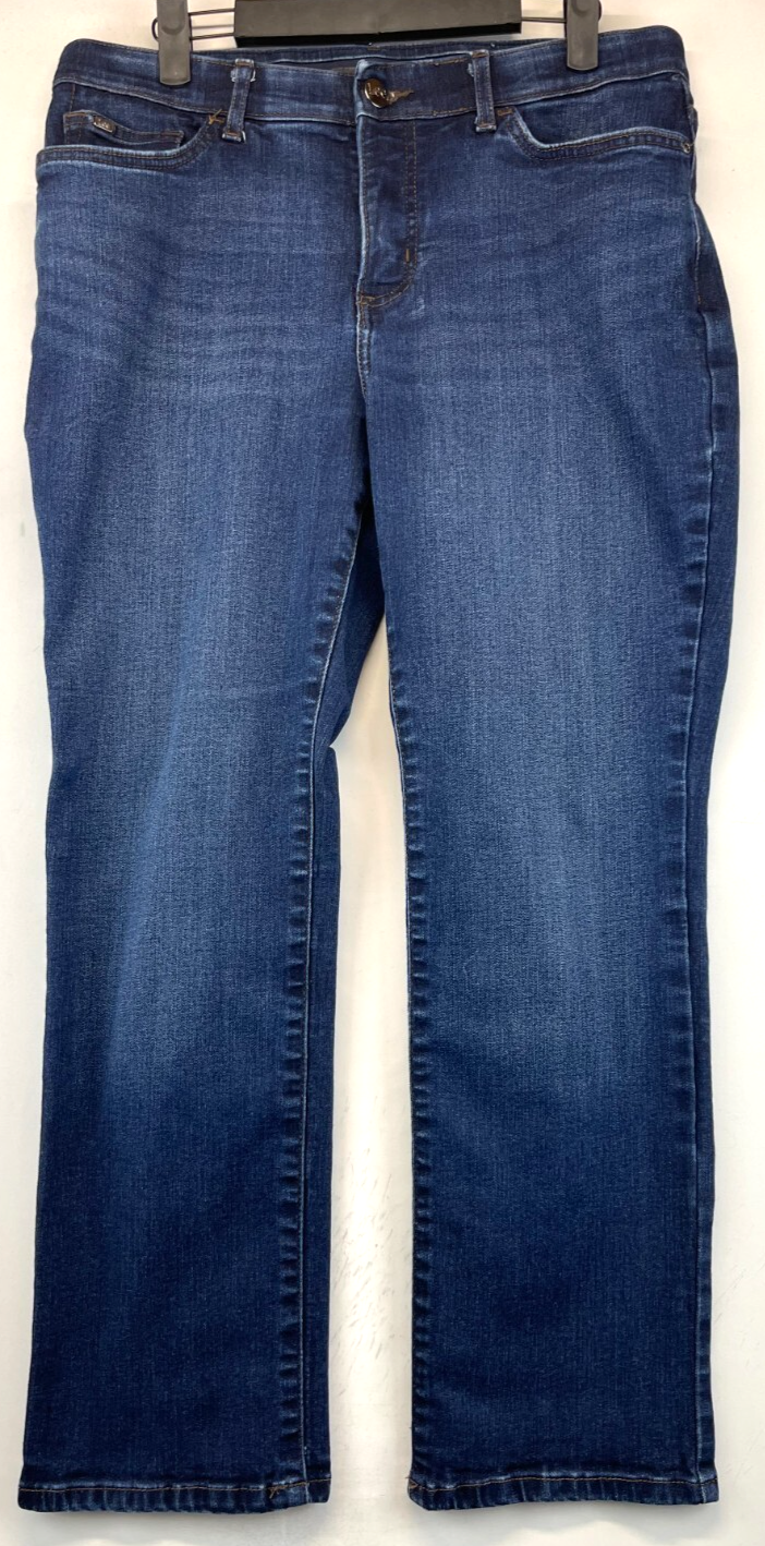 Lee Jeans - Womens 10P - Regular Fit Straight Leg Mid Rise - Blue (2972)