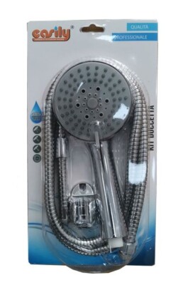 x Badset Dusche Dusche Duschkopf mit Schnur 1,8m und Halterung 69084 dfh